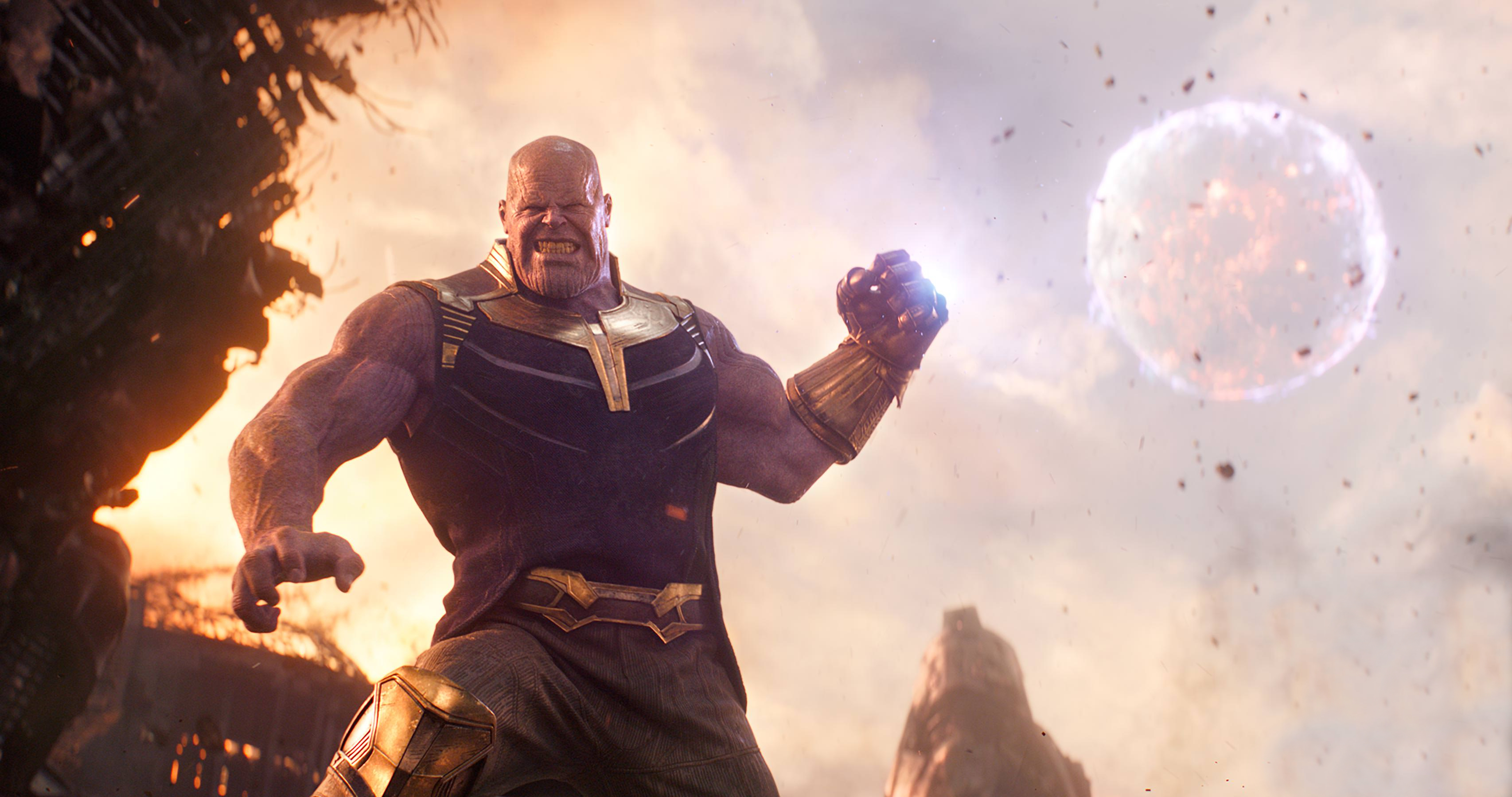 3420x1800 Wallpaper, Thanos, Josh Brolin, Avengers Infinity war, Marvel Cinematic Universe, The Avengers, Desktop