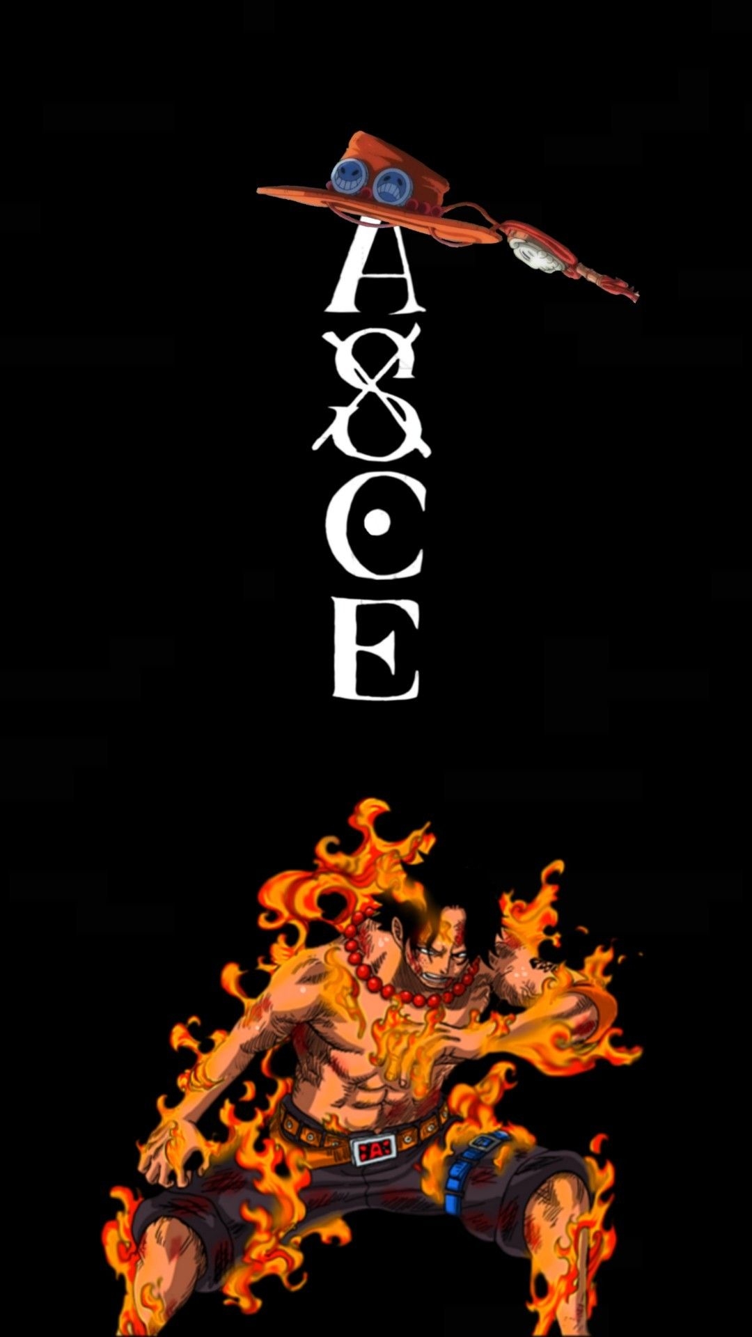 1080x1920 Portgas D. Ace Wallpaper. One piece wallpaper iphone, One piece ace, One piece photo, Phone