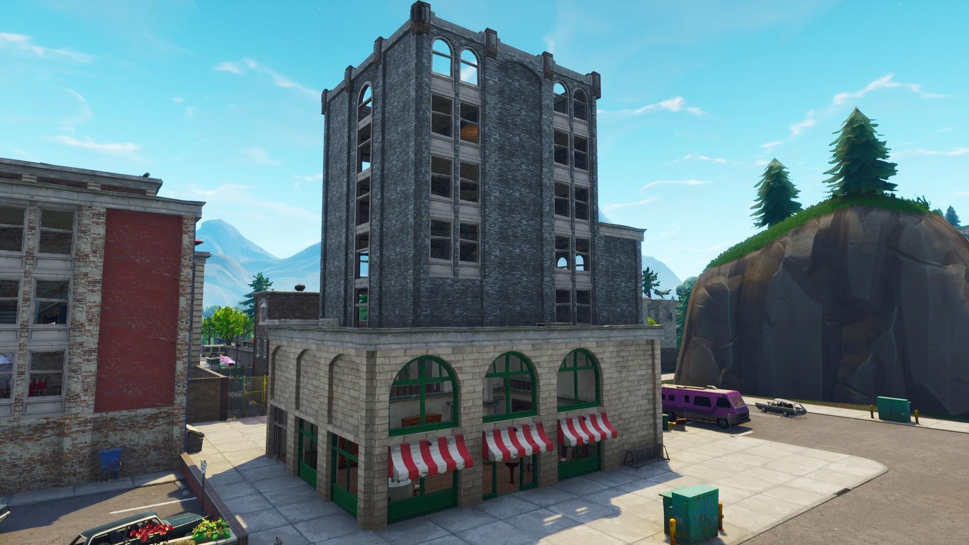 1920x1080 Tilted Towers. Fortnite Battle Royale map, Desktop