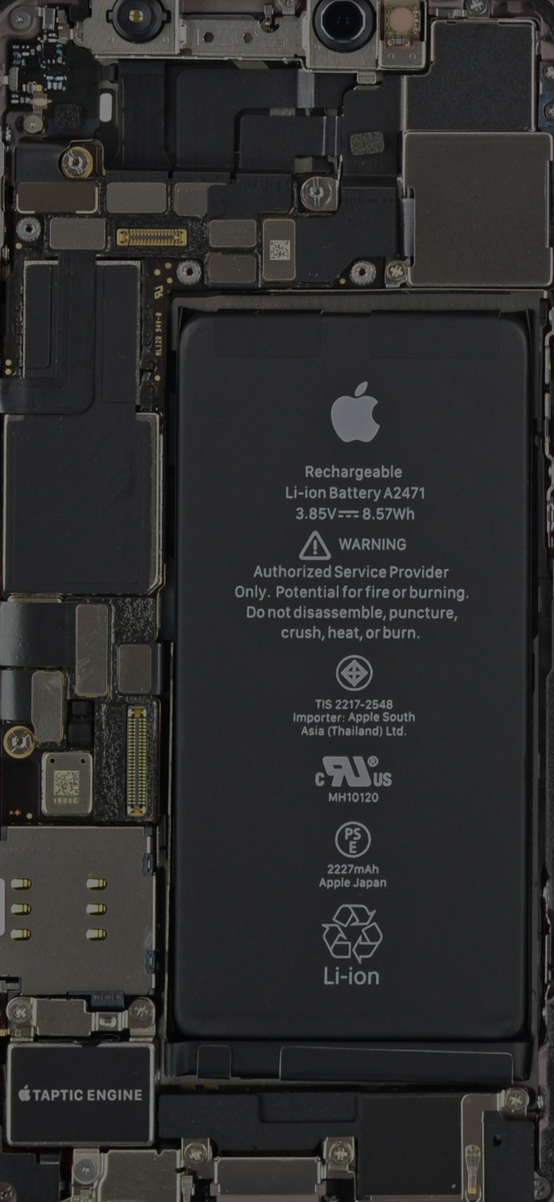 1080x2340 iPhone 12 mini and Pro Max Teardown Wallpaper, Phone