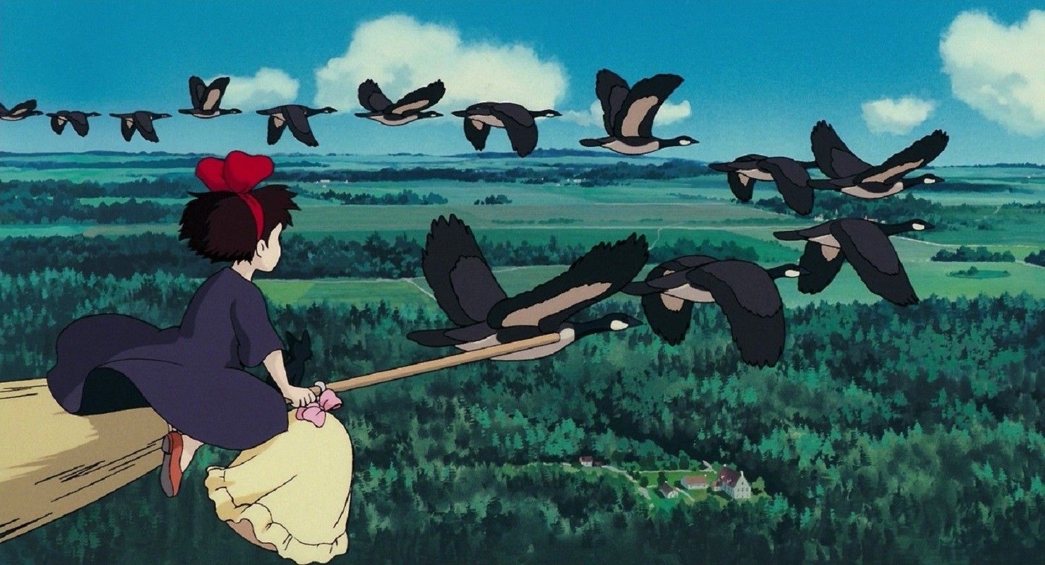 1480x800 Studio Ghibli, Kikis Delivery Service Wallpaper HD / Desktop and Mobile Background, Desktop