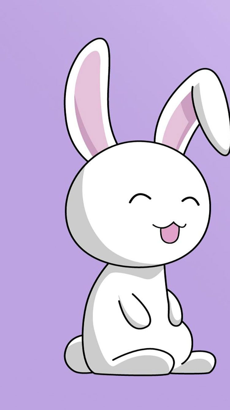750x1340 Purple Bunny Wallpaper Free Purple Bunny Background, Phone
