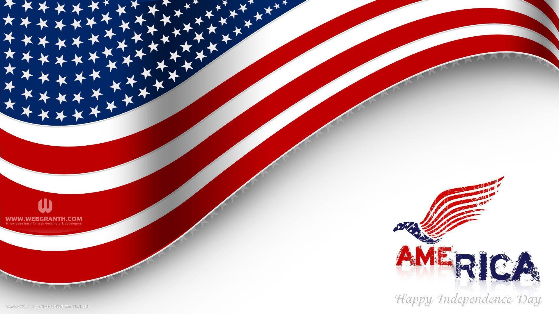 1920x1080 happy independence day 4th of july america flag vector holiday HD, Desktop