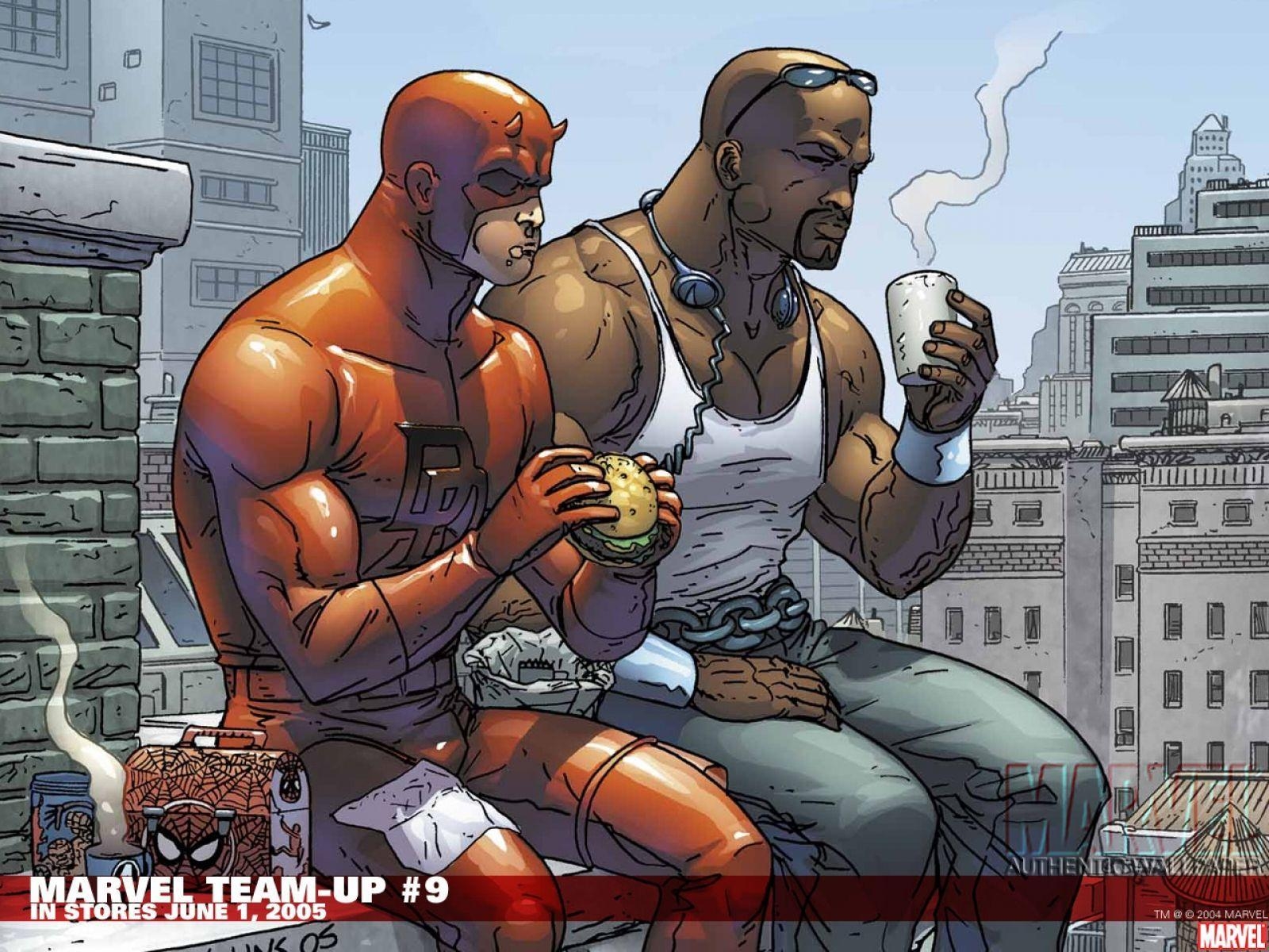 1600x1200 Daredevil with Luke Cage Wallpaper, Desktop