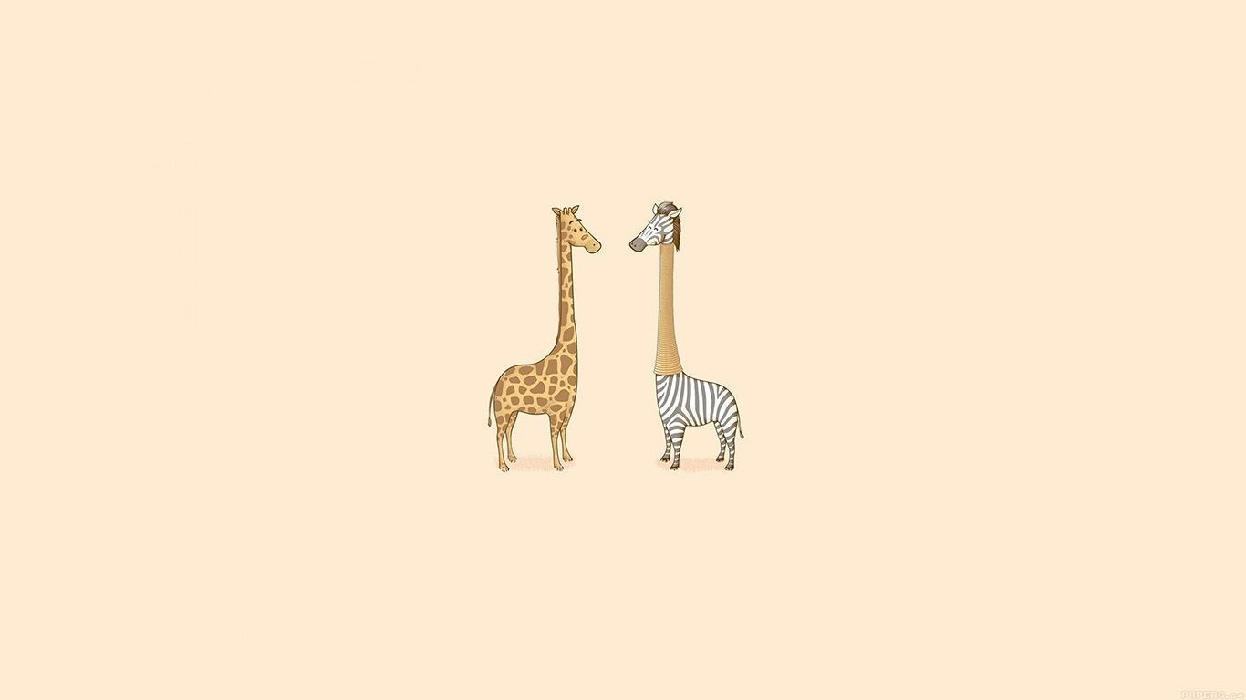 1370x770 Wallpaper /aj79 Cute Giraffe Yellow Animal, Desktop