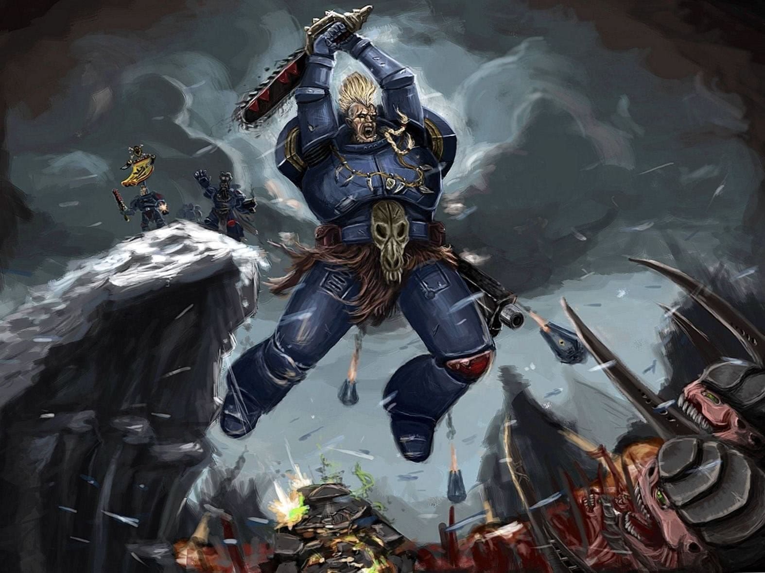 1580x1180 40k Space Wolves Wallpaper, Desktop