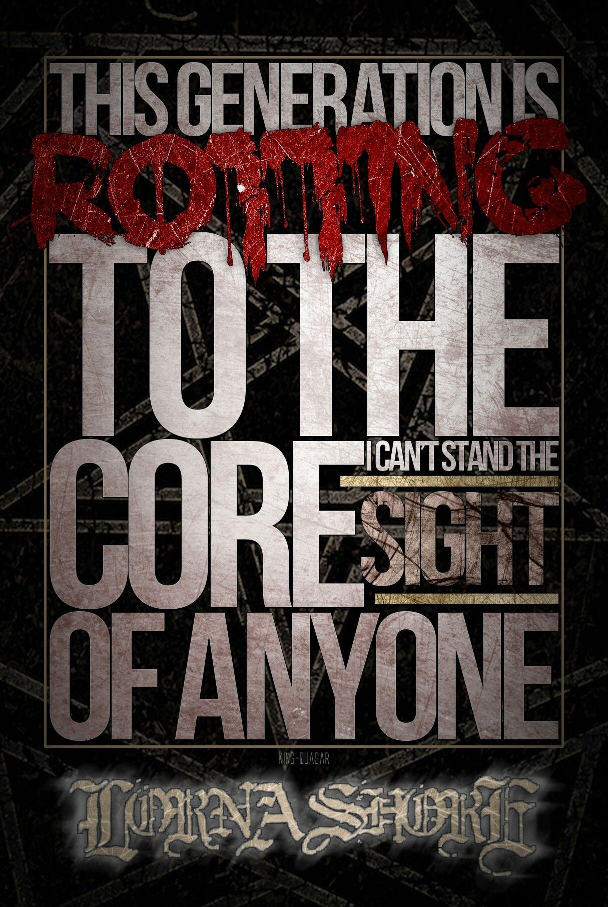 1220x1820 Lorna Shore Accumulatory Genophage. Metalcore lyrics, Metal, Phone