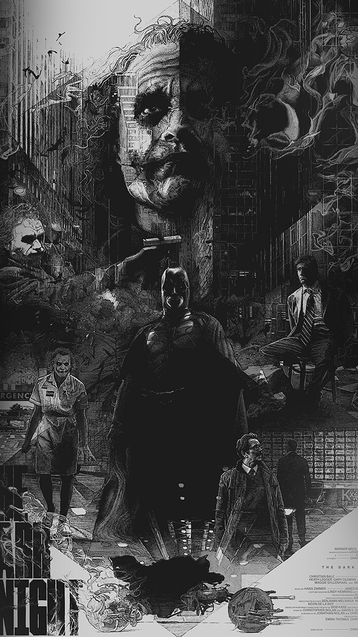 1250x2210 Joker Batman Poster Film Hero, Phone