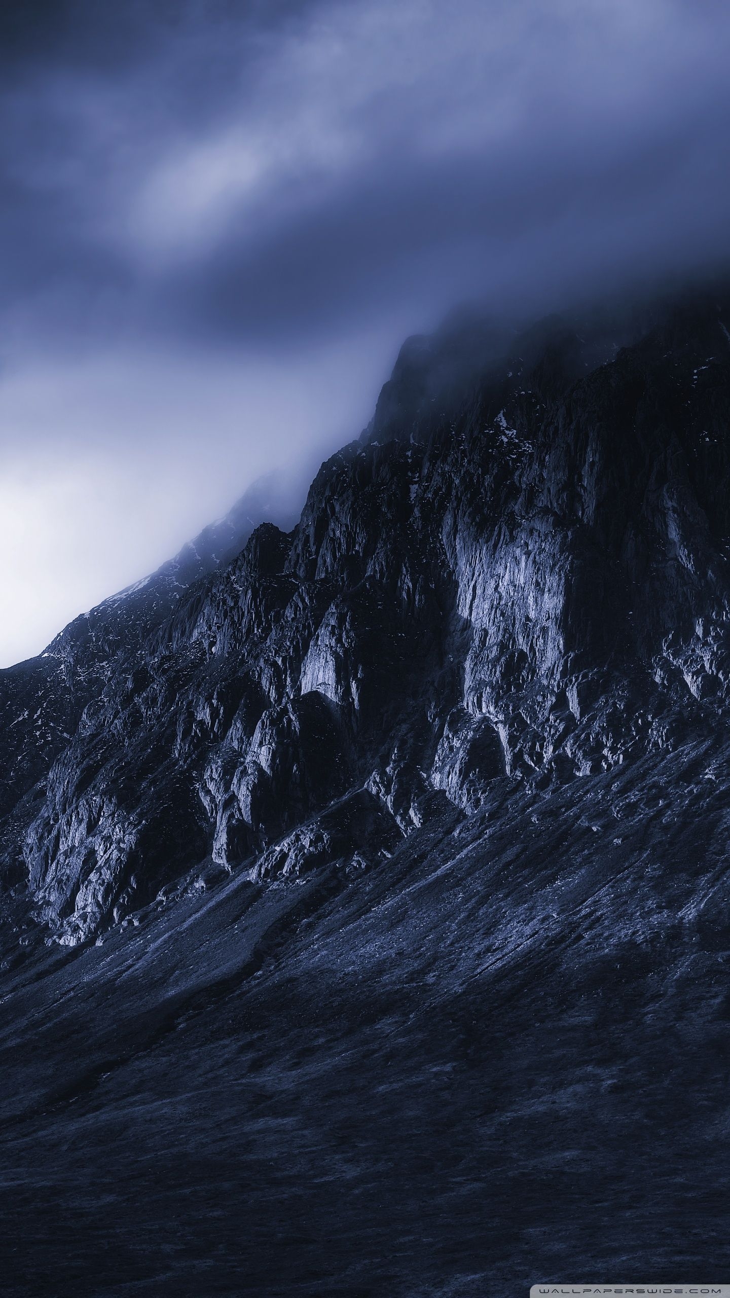 1440x2560 The Dark Mountain Ultra HD Desktop Background Wallpaper for 4K UHD, Phone