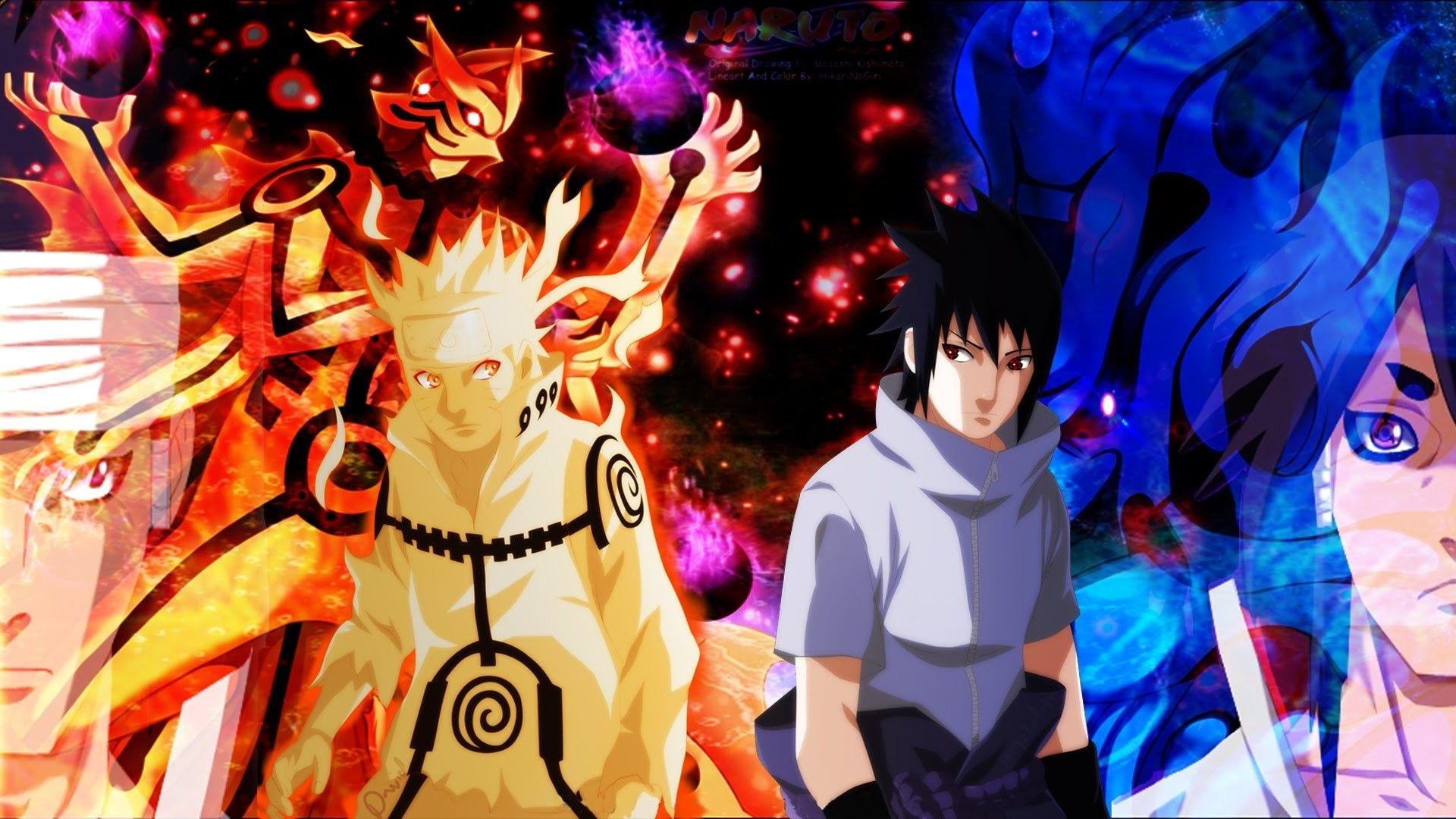 1920x1080 Sasuke and Naruto Wallpaper, Desktop