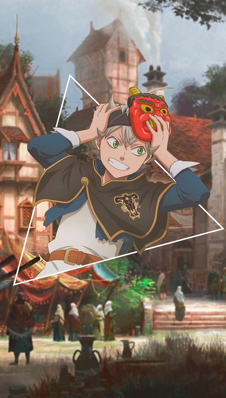 730x1290 Anime, Anime Girls, Picture In Picture, Black Clover, Phone