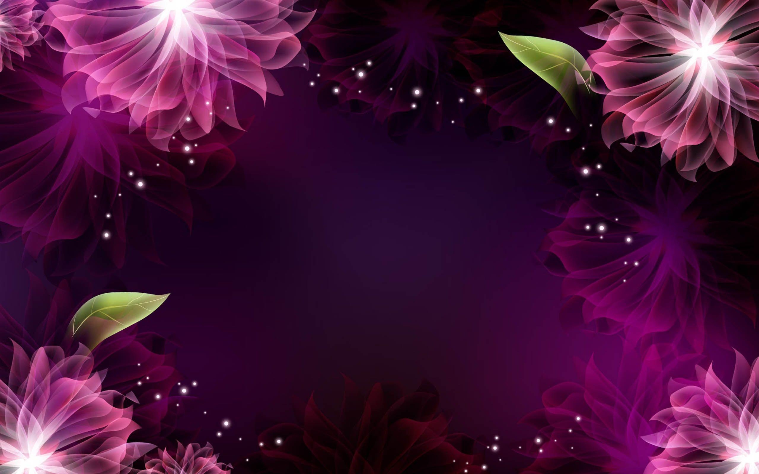 2560x1600 Wallpaper For > Cute Purple Flowers Background, Desktop