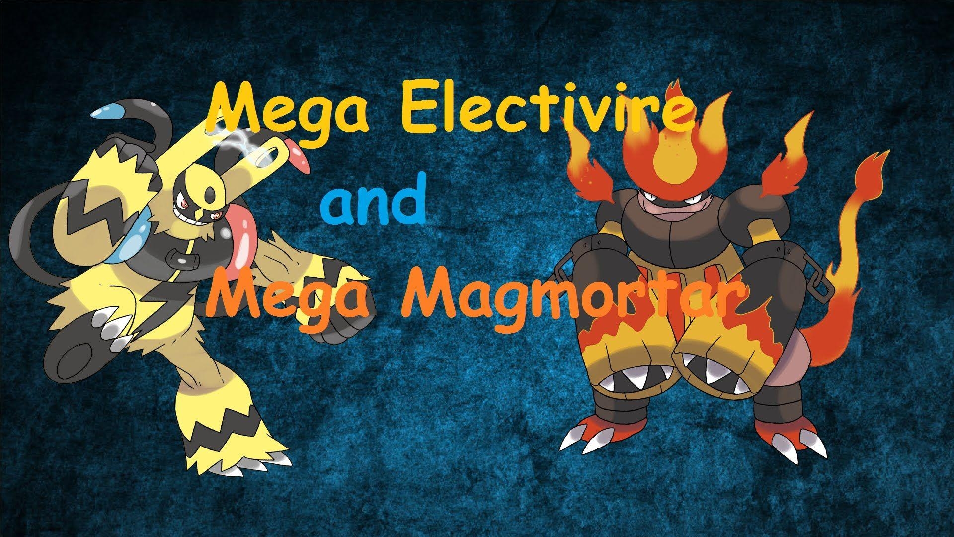 1920x1080 Mega Electivire and Mega Magmortar, Desktop