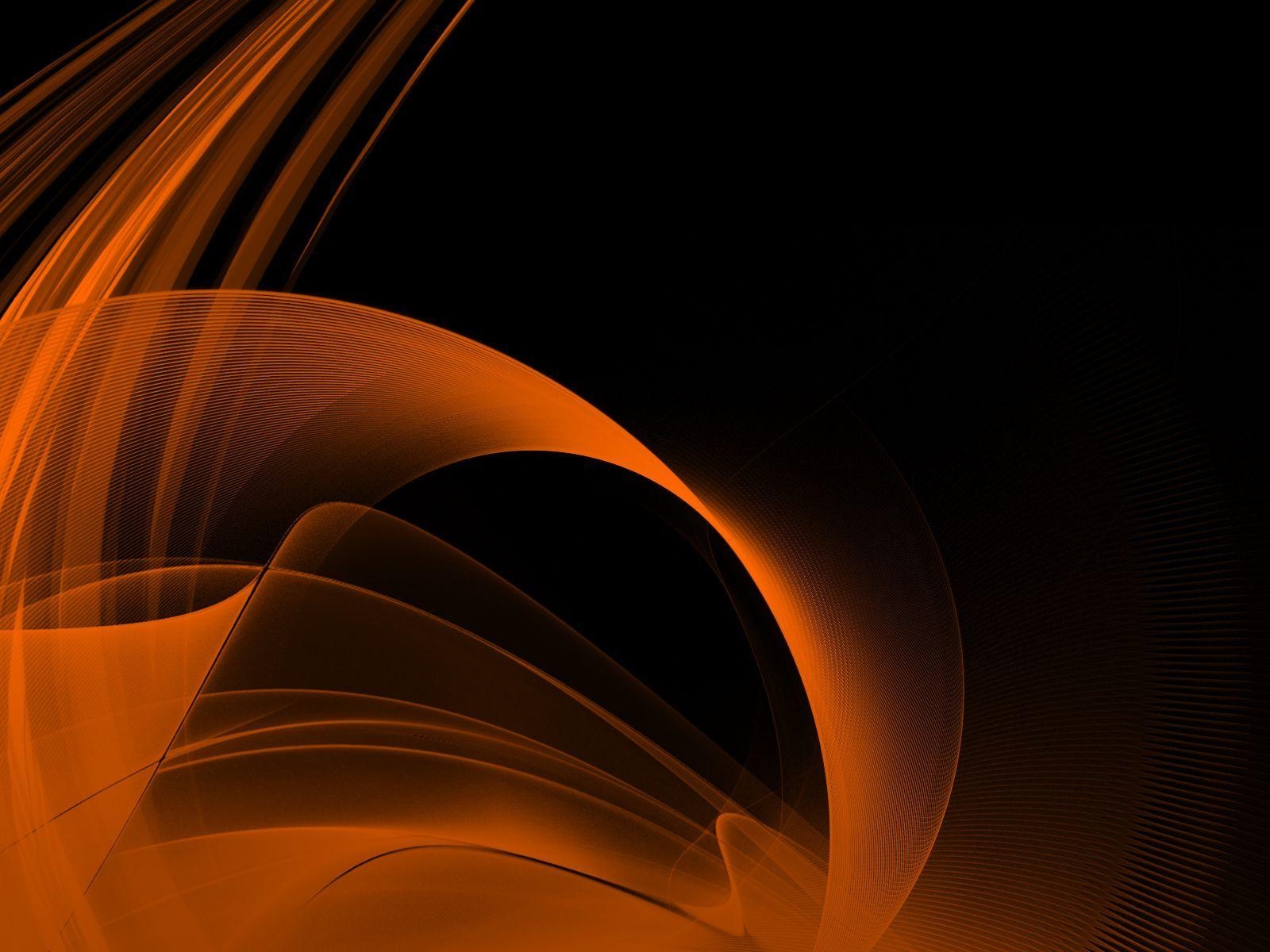 1600x1200 Black and Orange Desktop Wallpaper, Desktop