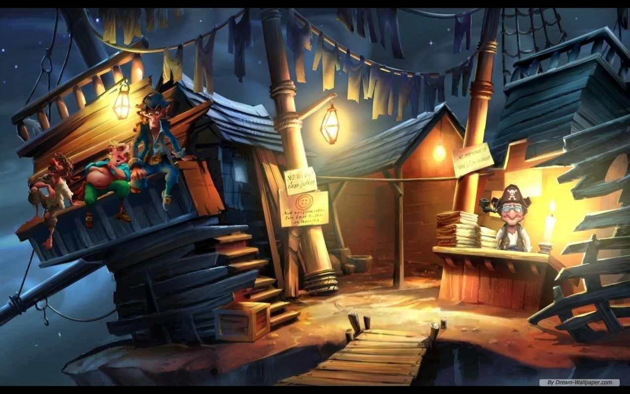 1280x800 Monkey Island 2: Lechuck's Revenge Wallpaper, Desktop