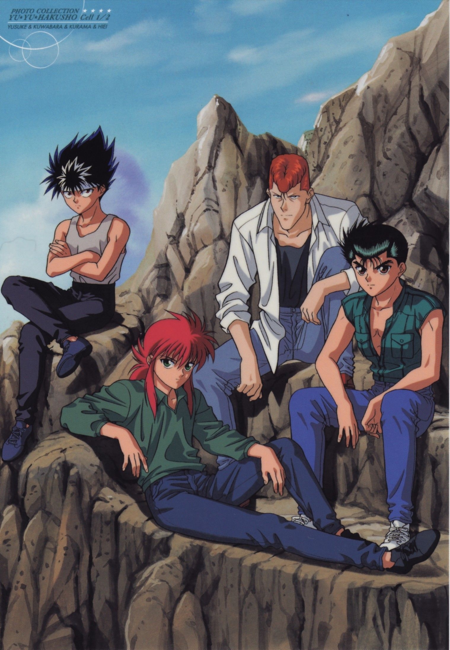 1520x2200 Yu Yu Hakusho Yu Hakusho Official Art Wallpaper & Background Download, Phone