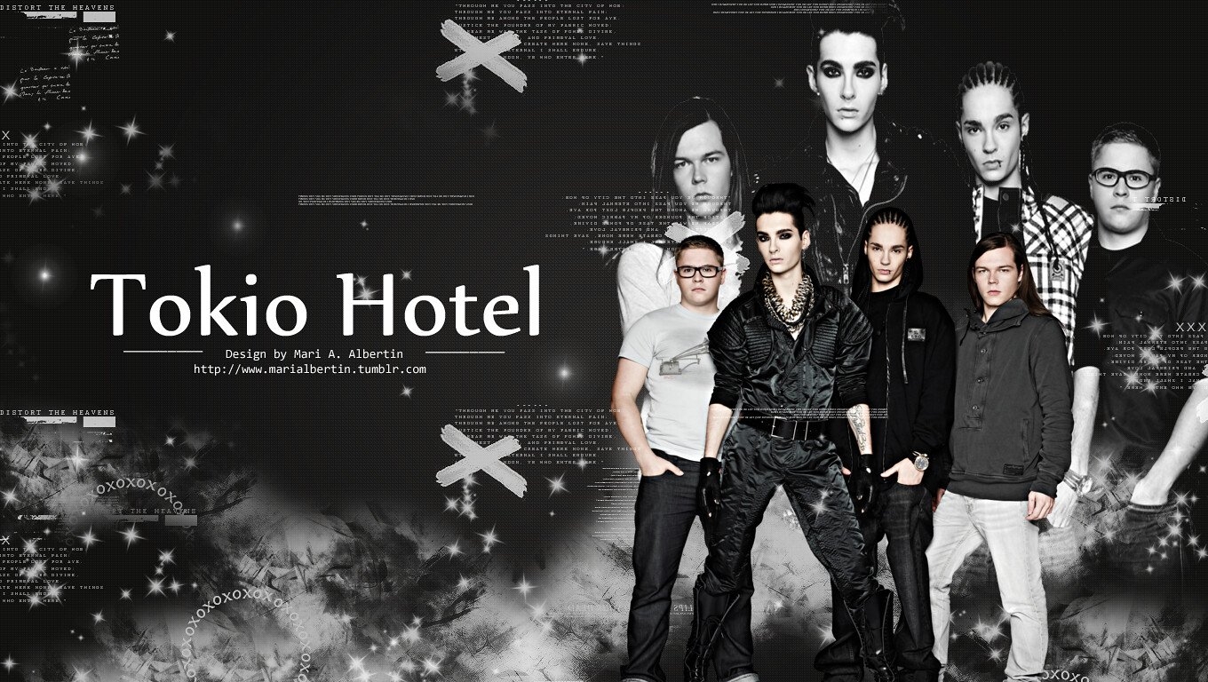 1360x770 Wallpaper Tokio Hotel. Meu pc tava precisando de um papel d, Desktop