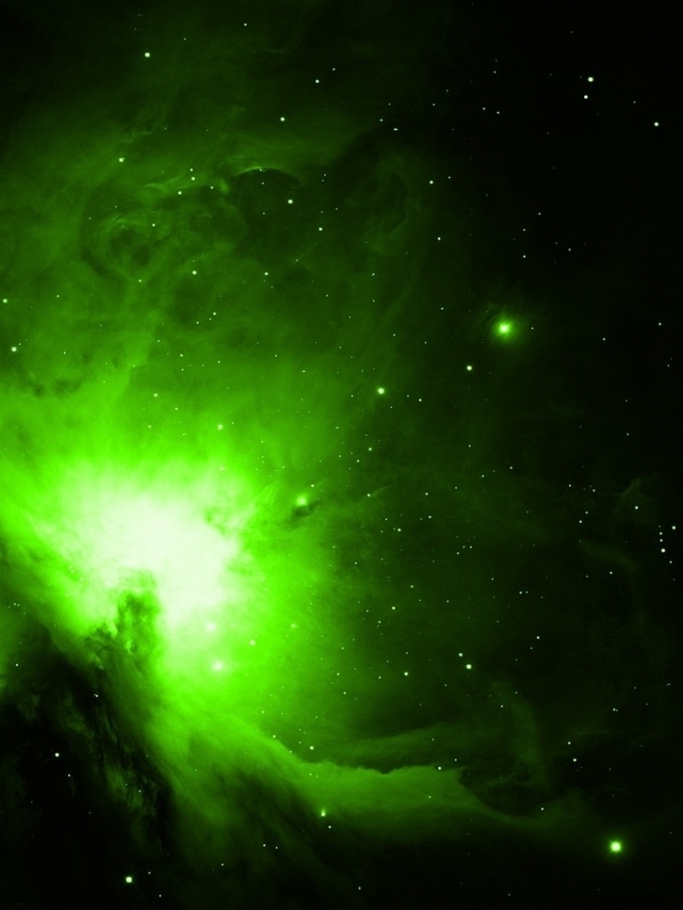 770x1030 Light Green Outer Space iPad wallpaper, Phone