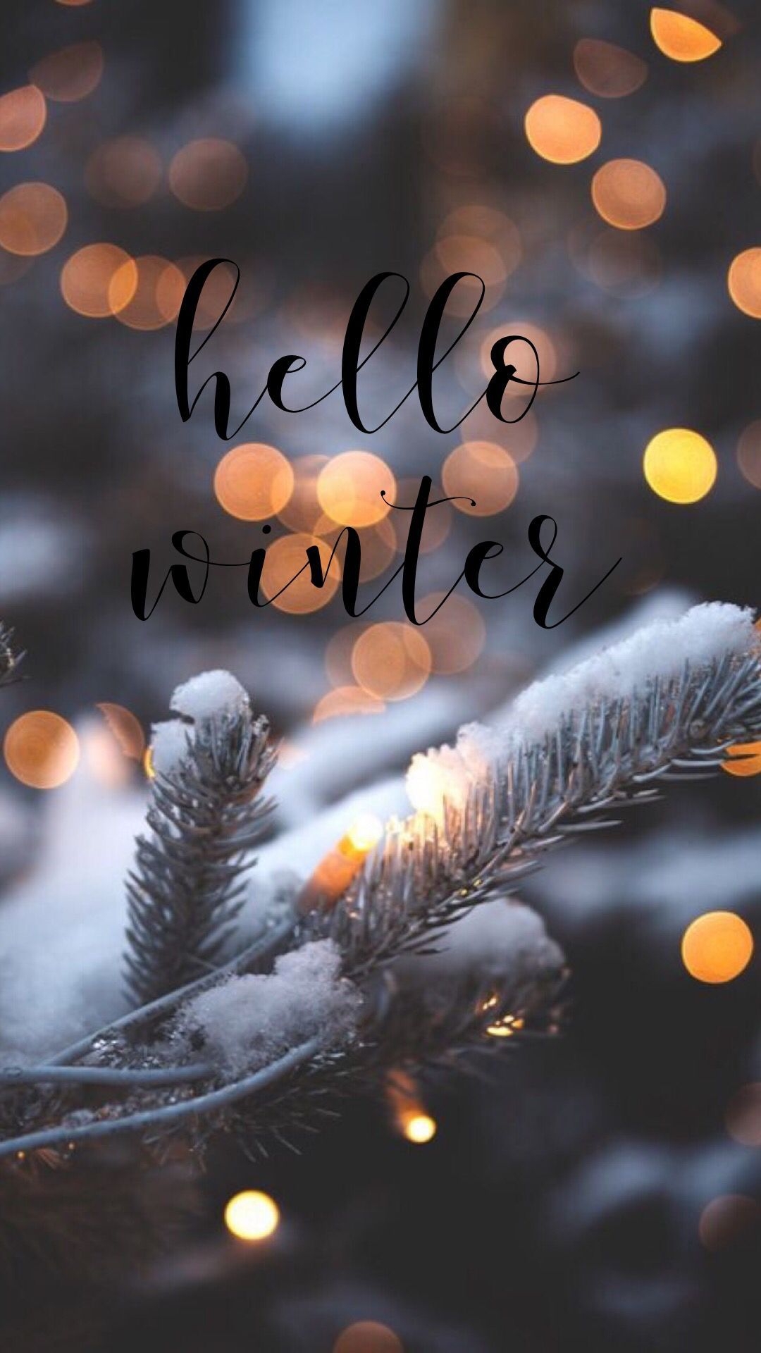 1080x1920 Hello Winter Wallpaper, Phone