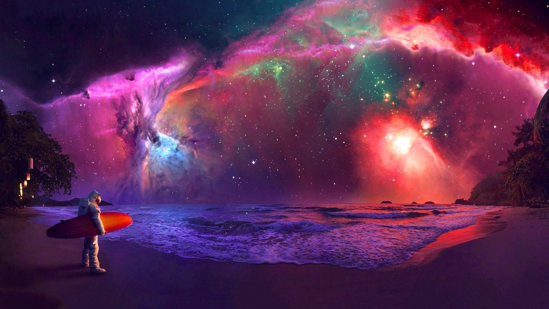 1920x1080 Trippy Galaxy Wallpaper, Desktop