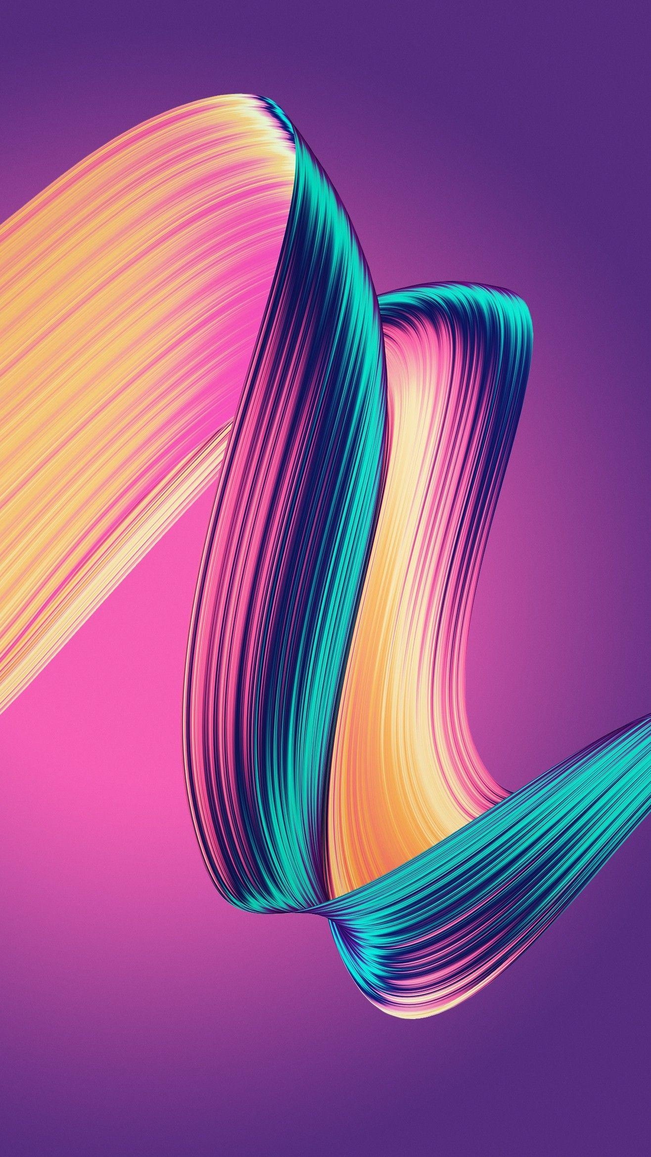 1320x2340 Honor play. Abstract °Amoled °Liquid °Gradient in 2019, Phone