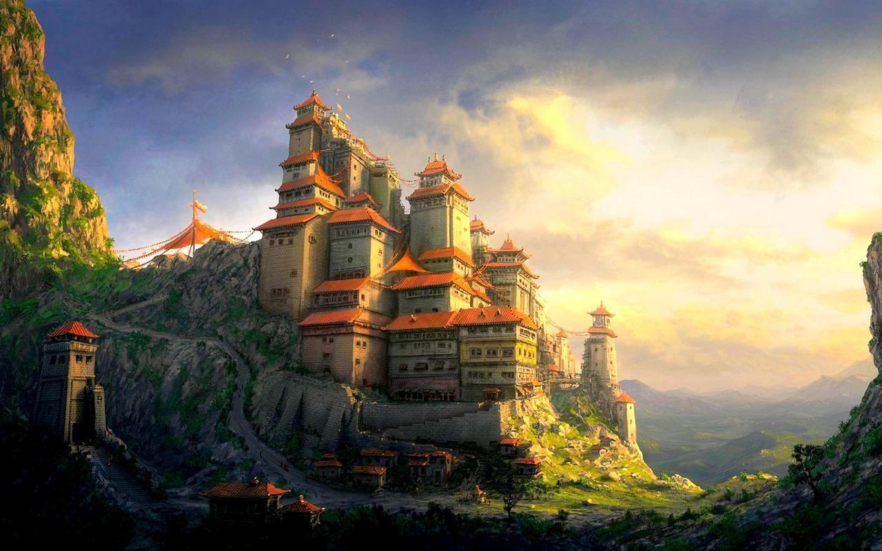 1280x800 Fantasy Castle Wallpaper HD, Desktop