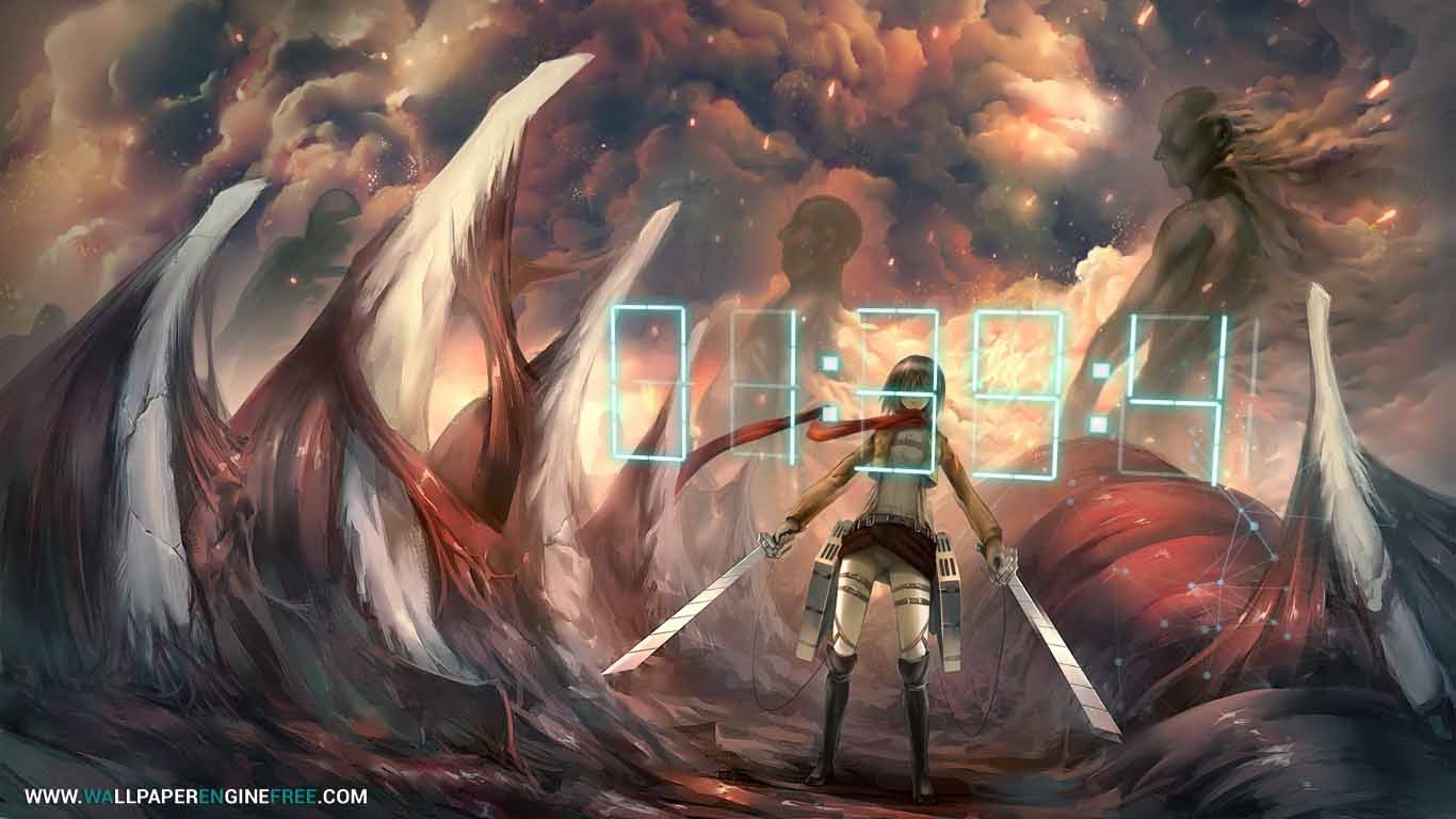 1370x770 Anime Attack On Titan Wallpaper Engine Attack On Titan, Desktop