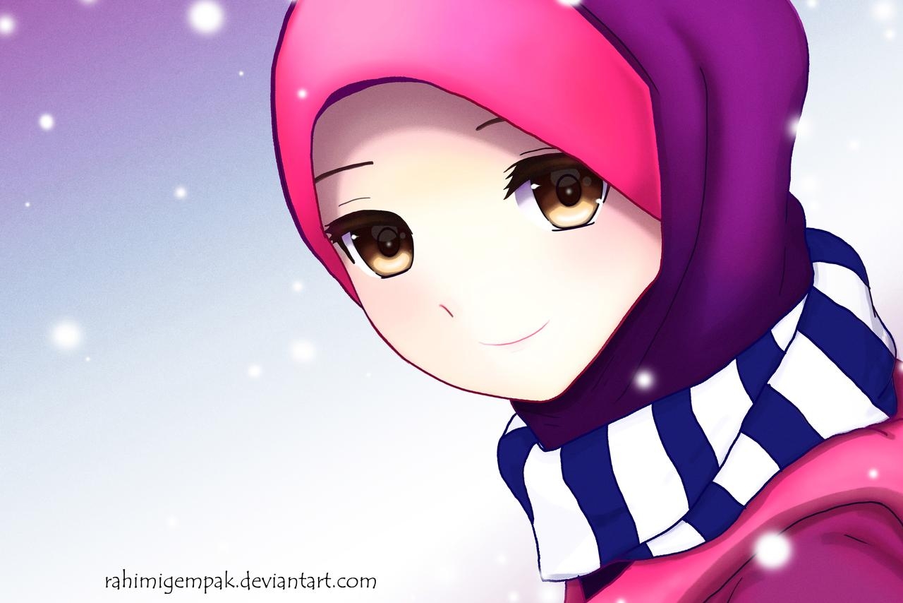 1280x860 Hipster Anime Islamic Girl, Desktop