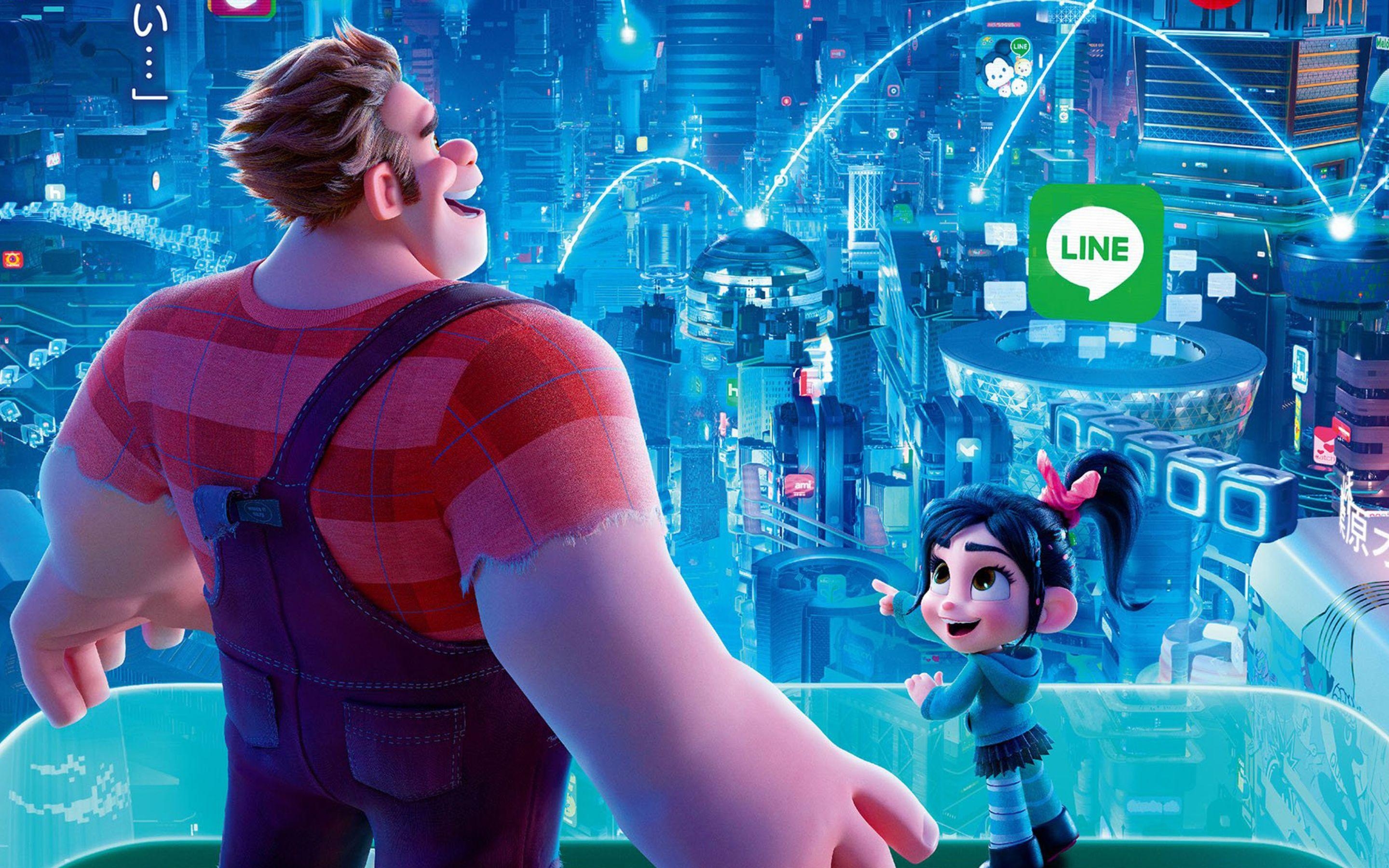 2880x1800 Ralph Breaks The Internet Wreck It Ralph 2 Chinese Poster, Desktop