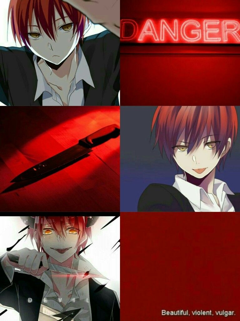 770x1030 Akabane Karma.. Assassination Classroom.. Red Aesthetic, Phone