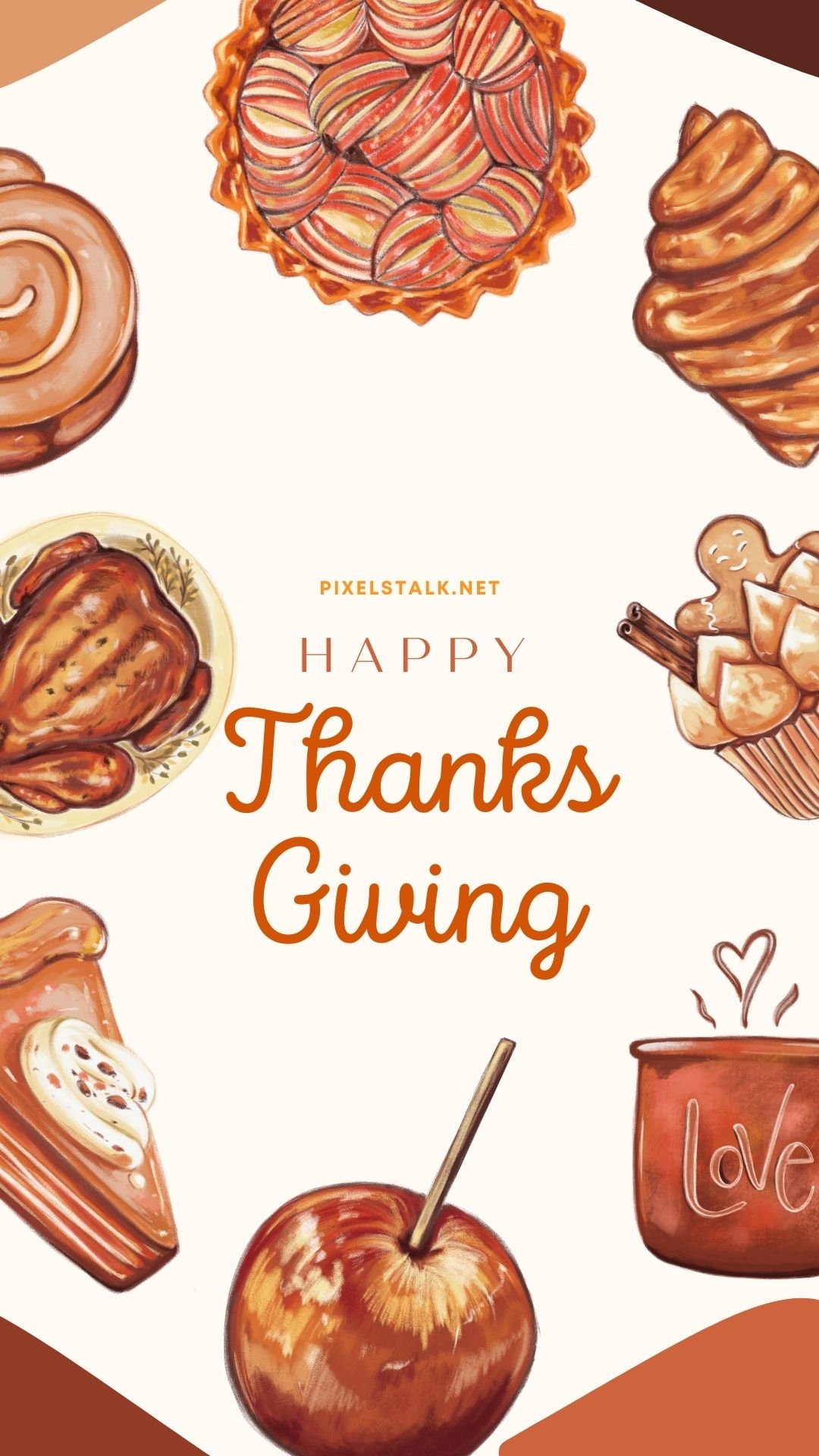 1080x1920 Thanksgiving iPhone Wallpaper, Phone