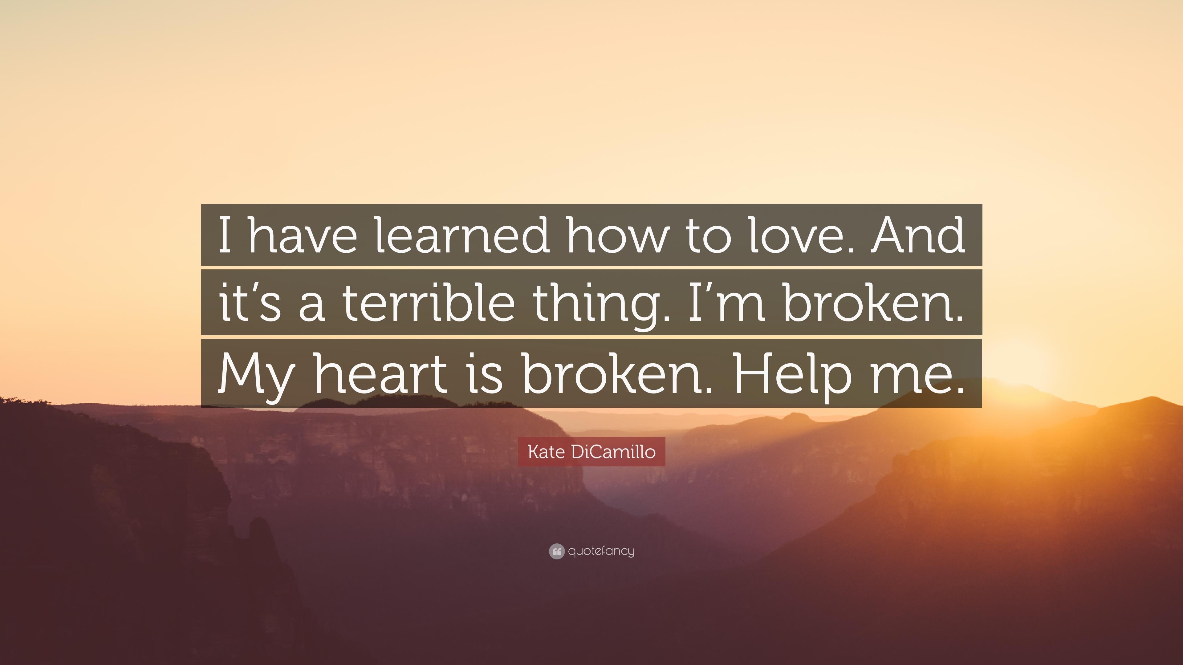 3840x2160 Kate DiCamillo Quote: “I have learned how to love. And it's a, Desktop