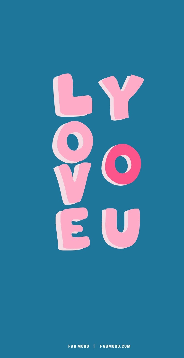 760x1480 Cute & Colourful Valentine's Wallpaper, Phone