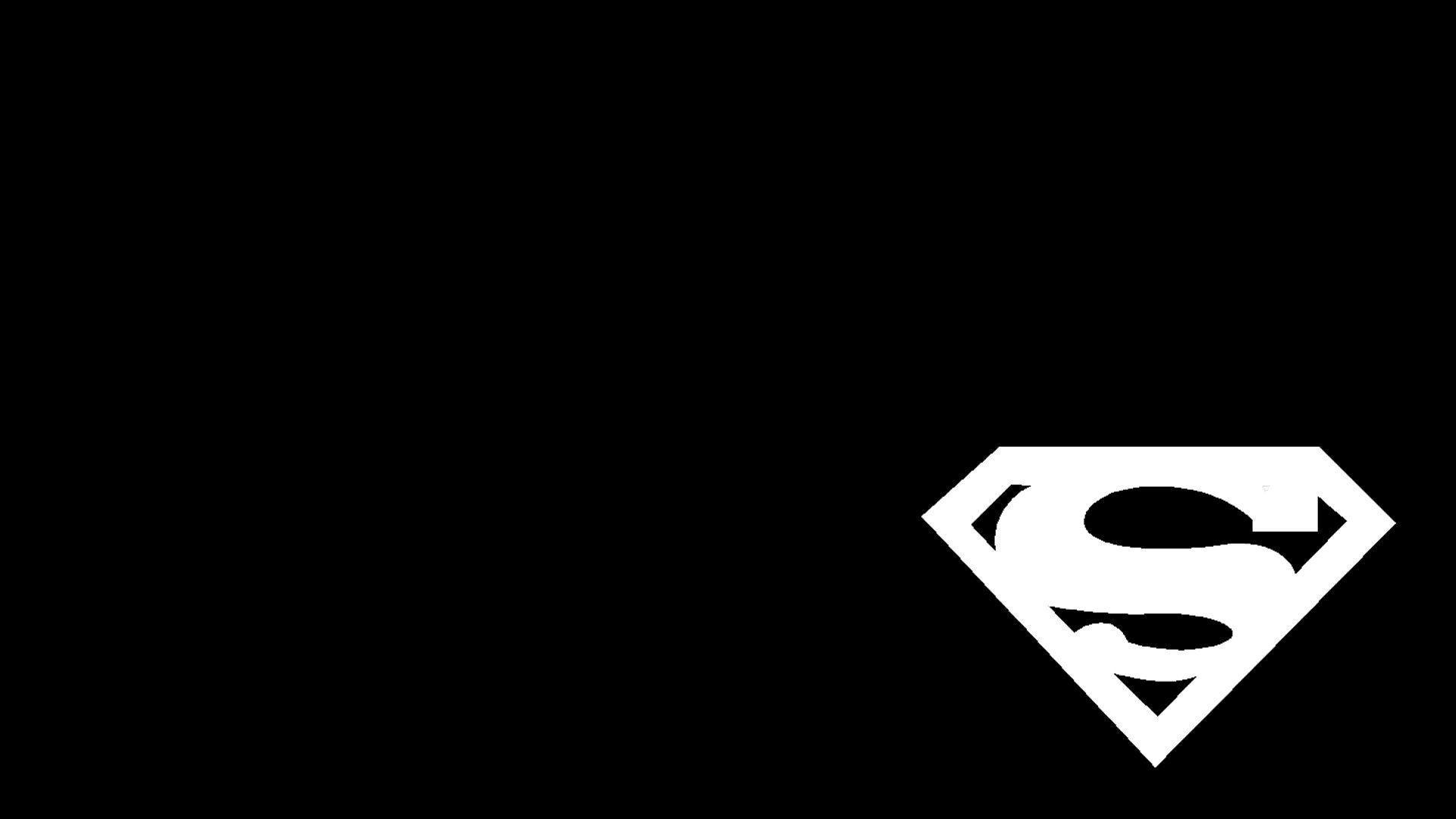 1920x1080 superman: black n white wallpaper, Desktop