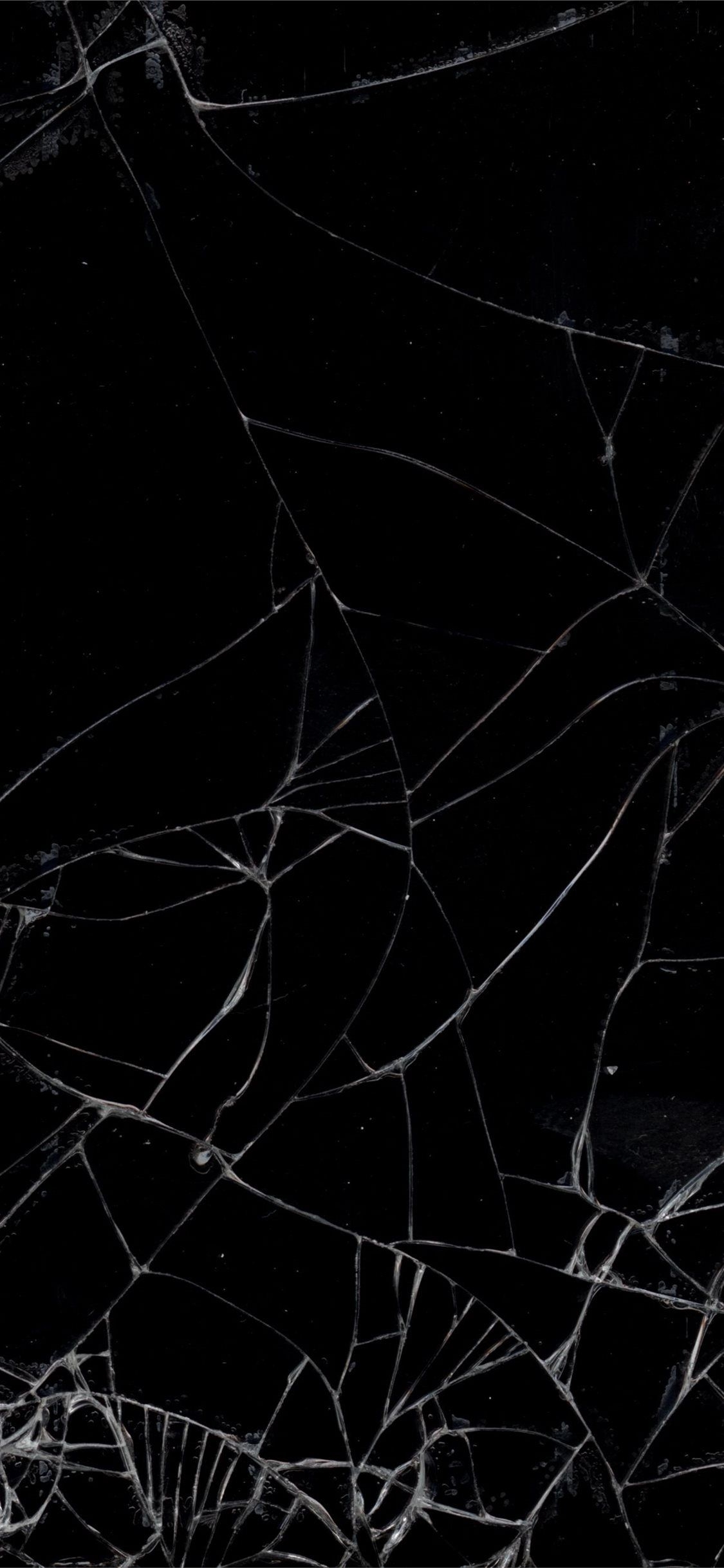 1130x2440 Best cracked screen iPhone 11 Wallpaper HD, Phone