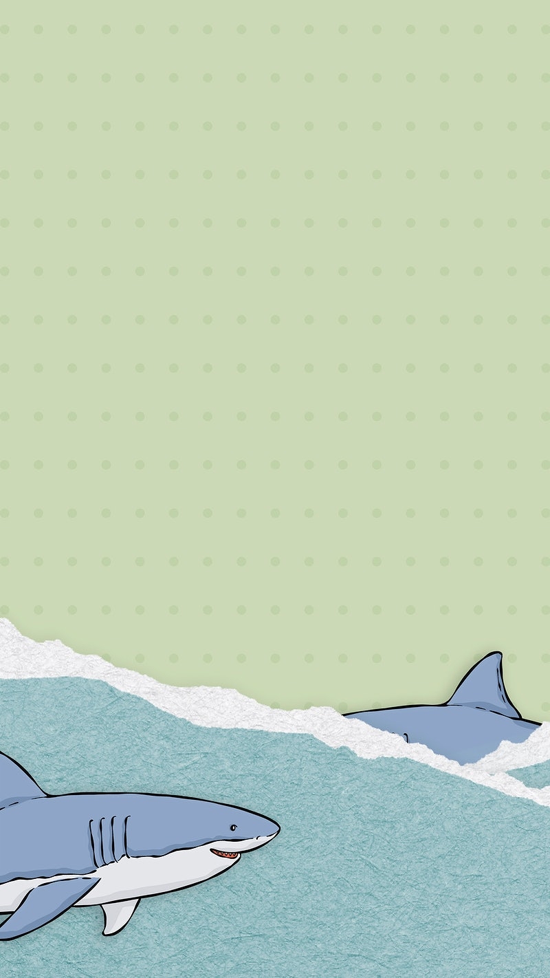 800x1430 Shark Pattern Image Wallpaper, Phone