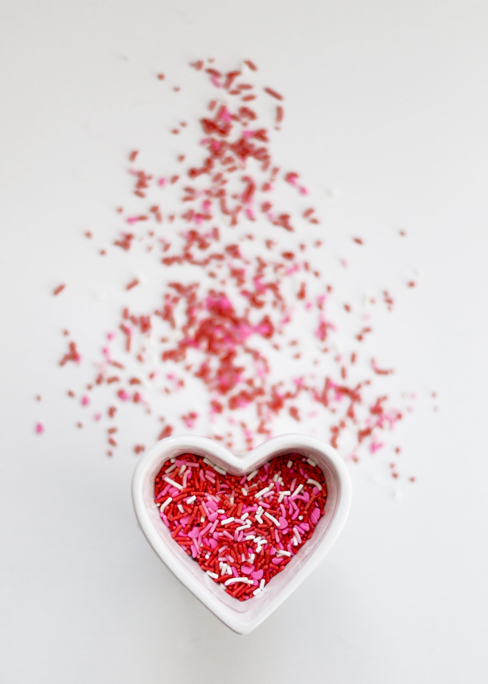 2050x2870 Valentine's Day Wallpaper: Pink, Red, And White Sprinkles. The Dreamiest iPhone Wallpaper For Valentine's Day That Fit Any Aesthetic, Phone