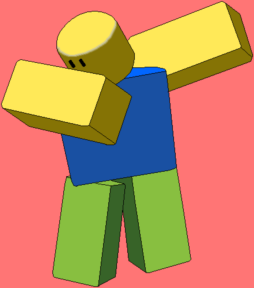 890x1000 Dabbing Roblox Noob Wallpaper, Phone