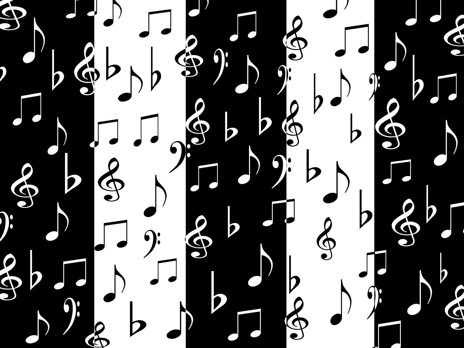 1600x1200 Black and white music wallpaper, Desktop