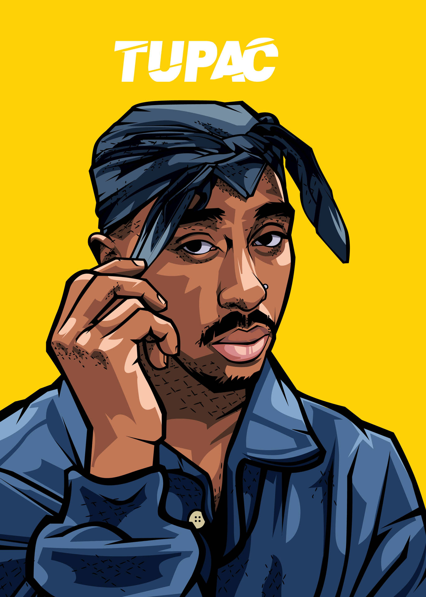 1380x1920 Tupac Wallpaper, Phone