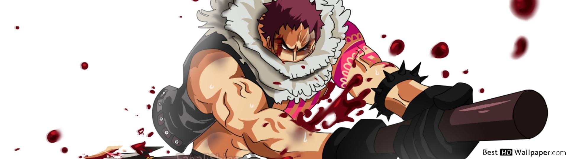 1920x540 One Piece Katakuri, Mochi Mochi Devil Fruit HD wallpaper download, Dual Screen