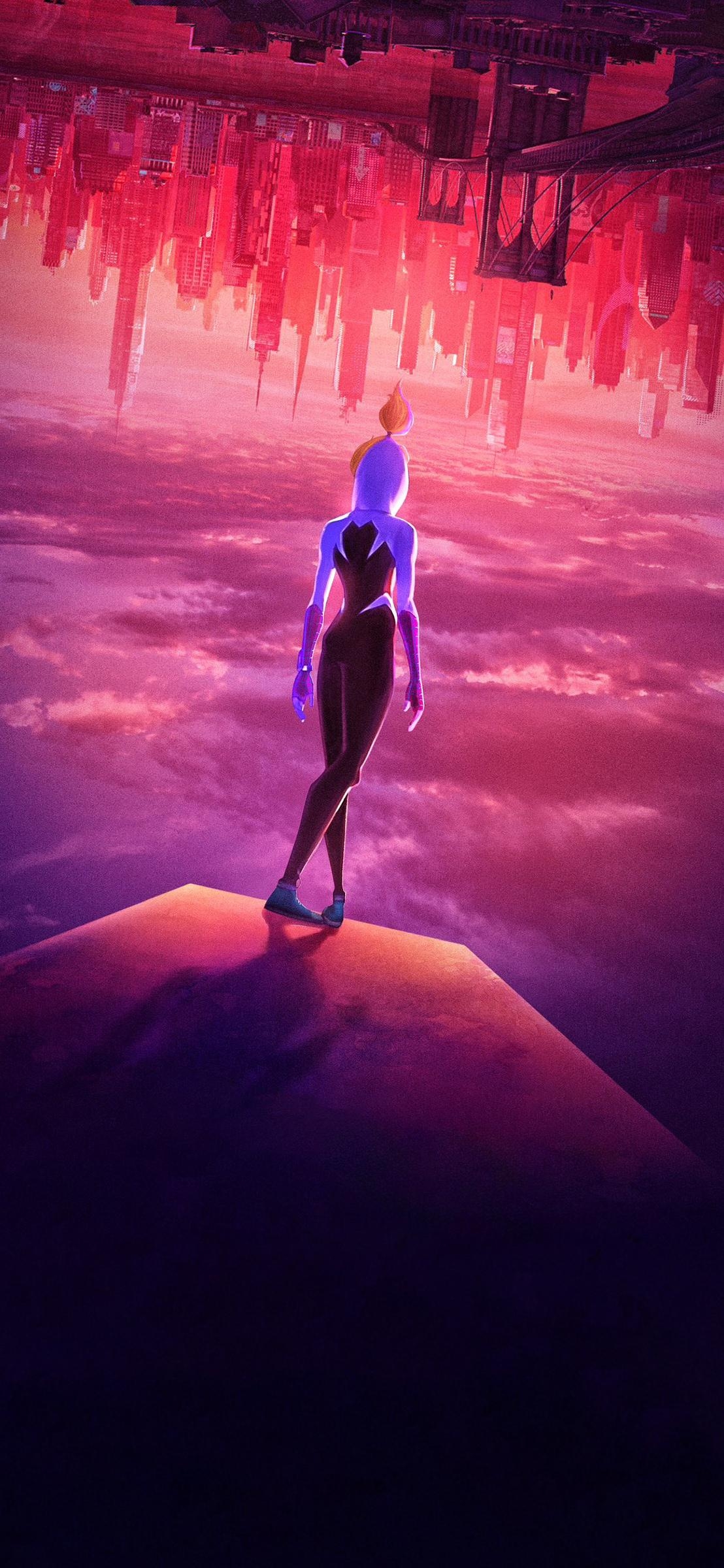 1110x2400 Spider Man Across The Spiderverse, Spider Gwen Wallpaper [], Phone