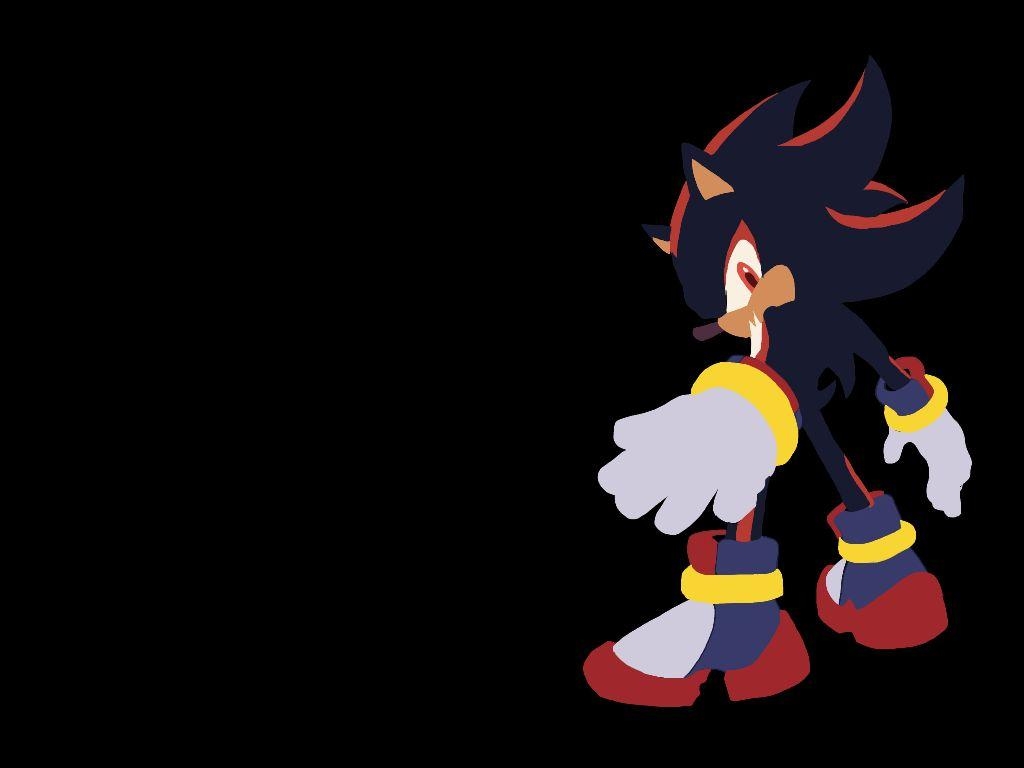 1030x770 Shadow the Hedgehog minimalistic wallpaper, Desktop