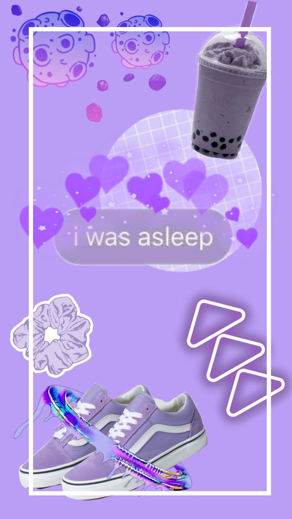 1030x1820 Cute Purple Wallpaper, Phone