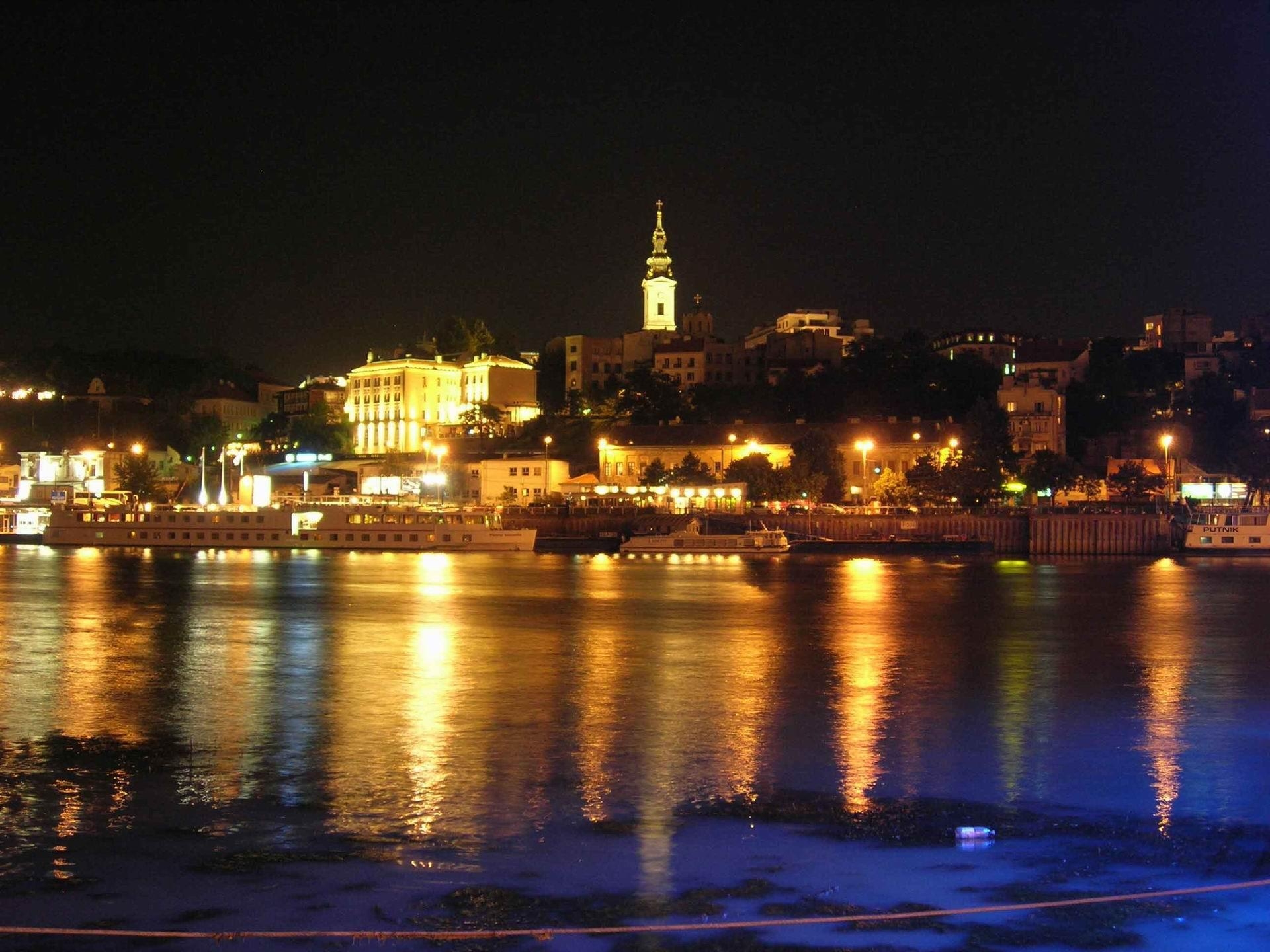 1920x1440 Belgrade At Night, Serbia Travel photo and wallpaper, Desktop