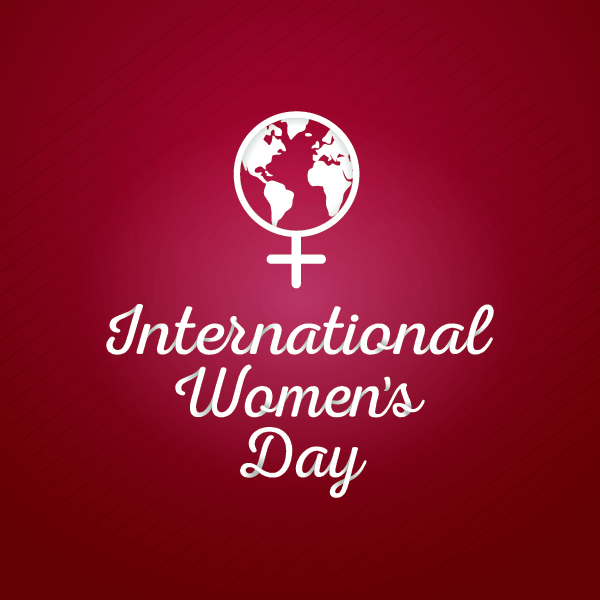 600x600 Women's Day wallpaper, Phone