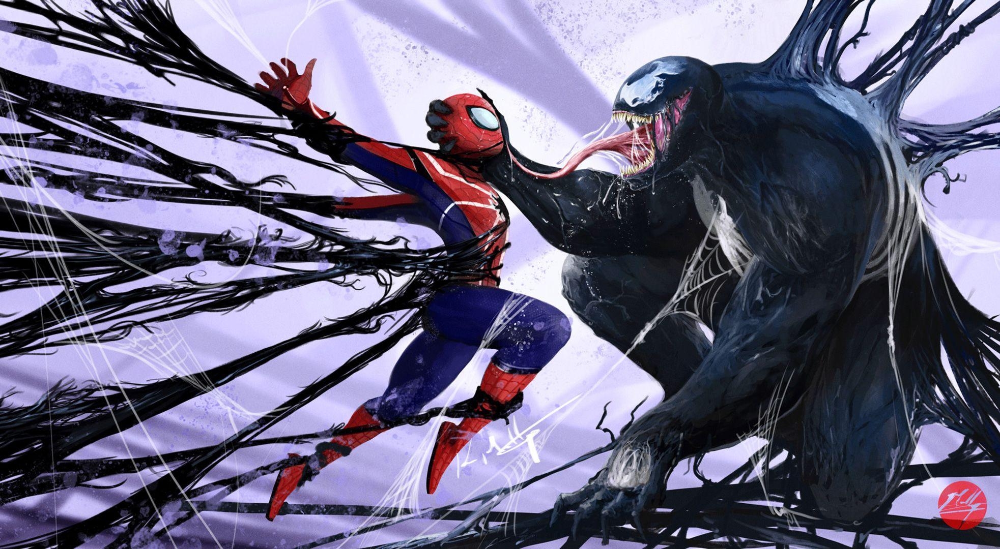 1970x1080 Spider Man Vs Venom Wallpaper Free Spider Man Vs Venom Background, Desktop