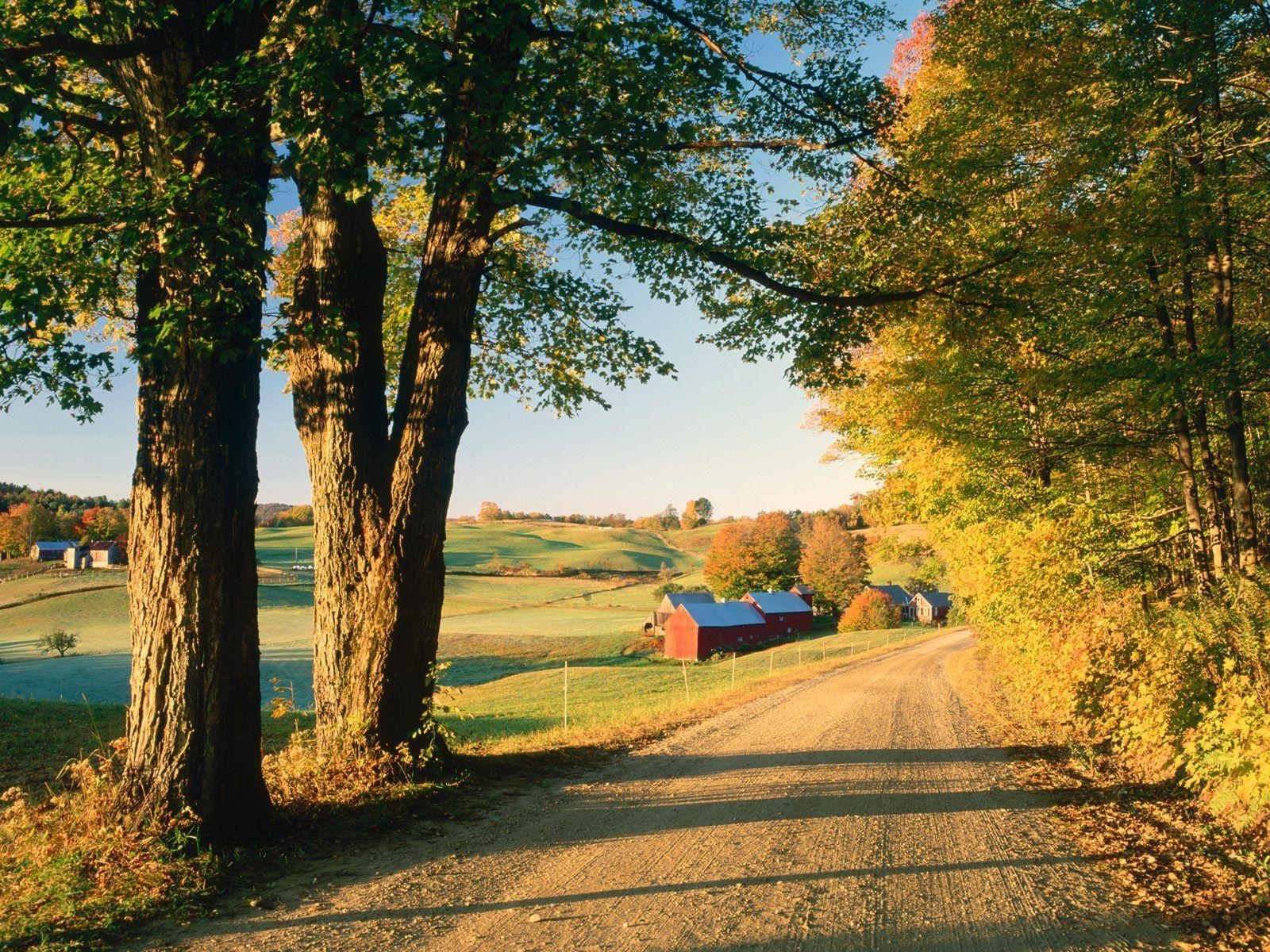 1600x1200 Download Background Farm near South Woodstock, Vermont, Desktop