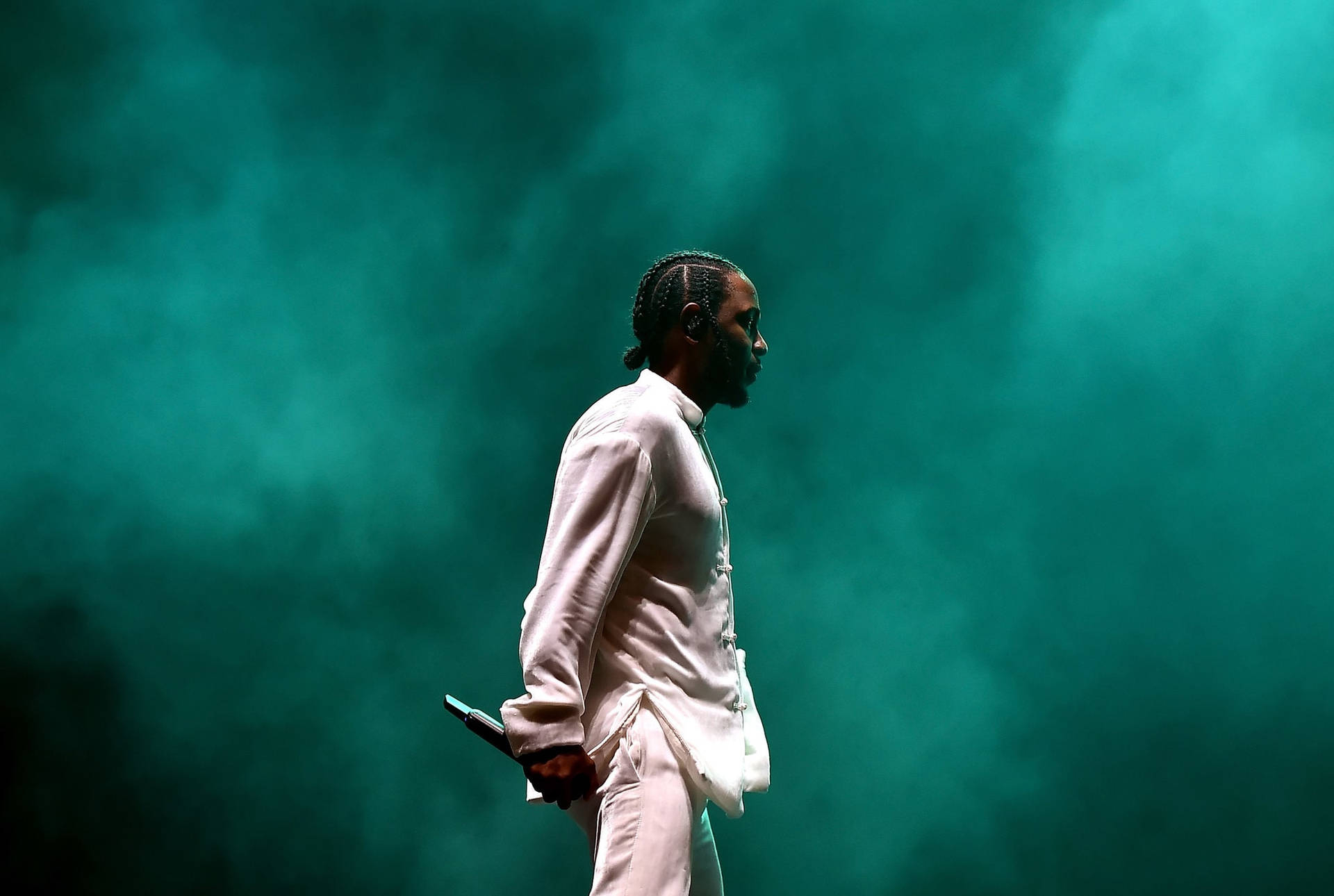 1920x1290 Download Kendrick Lamar In Misty Blue Green Wallpaper, Desktop