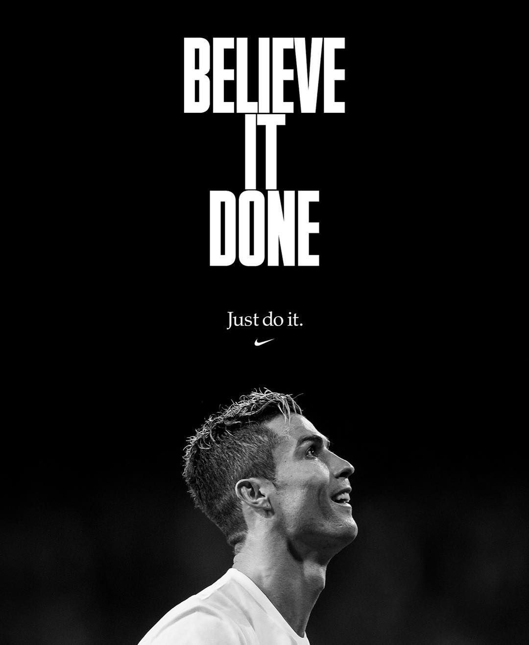 1080x1320 Believe It Done. #JustDoIt - #Nike #NikeFootball #NikeSoccer, Phone